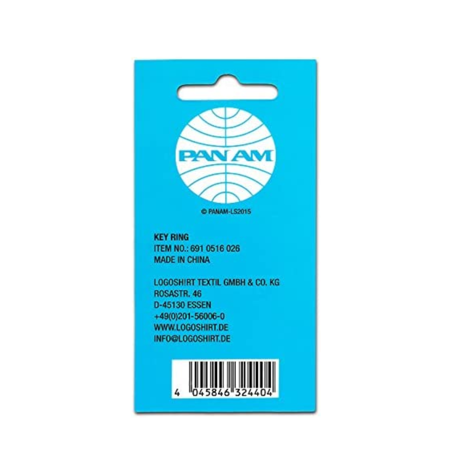 Pan American Keychain - Pan Am Logo - Retro