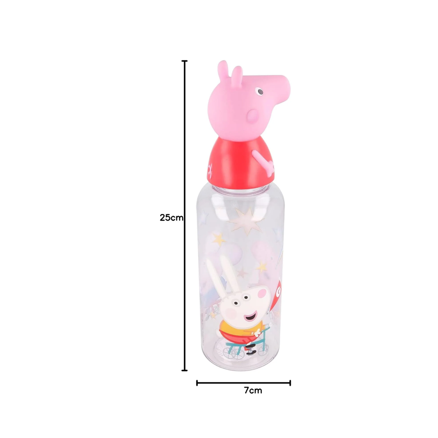 Peppa Pig - Trinkflasche mit 3D Figur