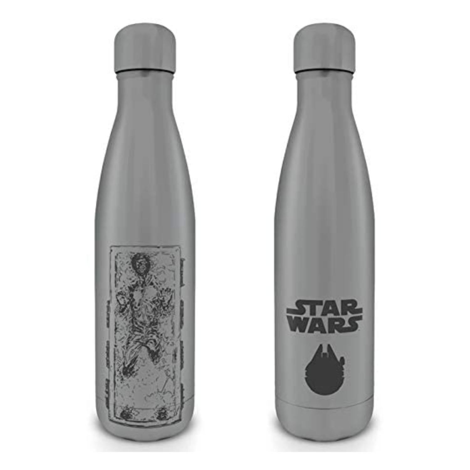 Star Wars - Han Solo Karbonit - Metall Trinkflasche