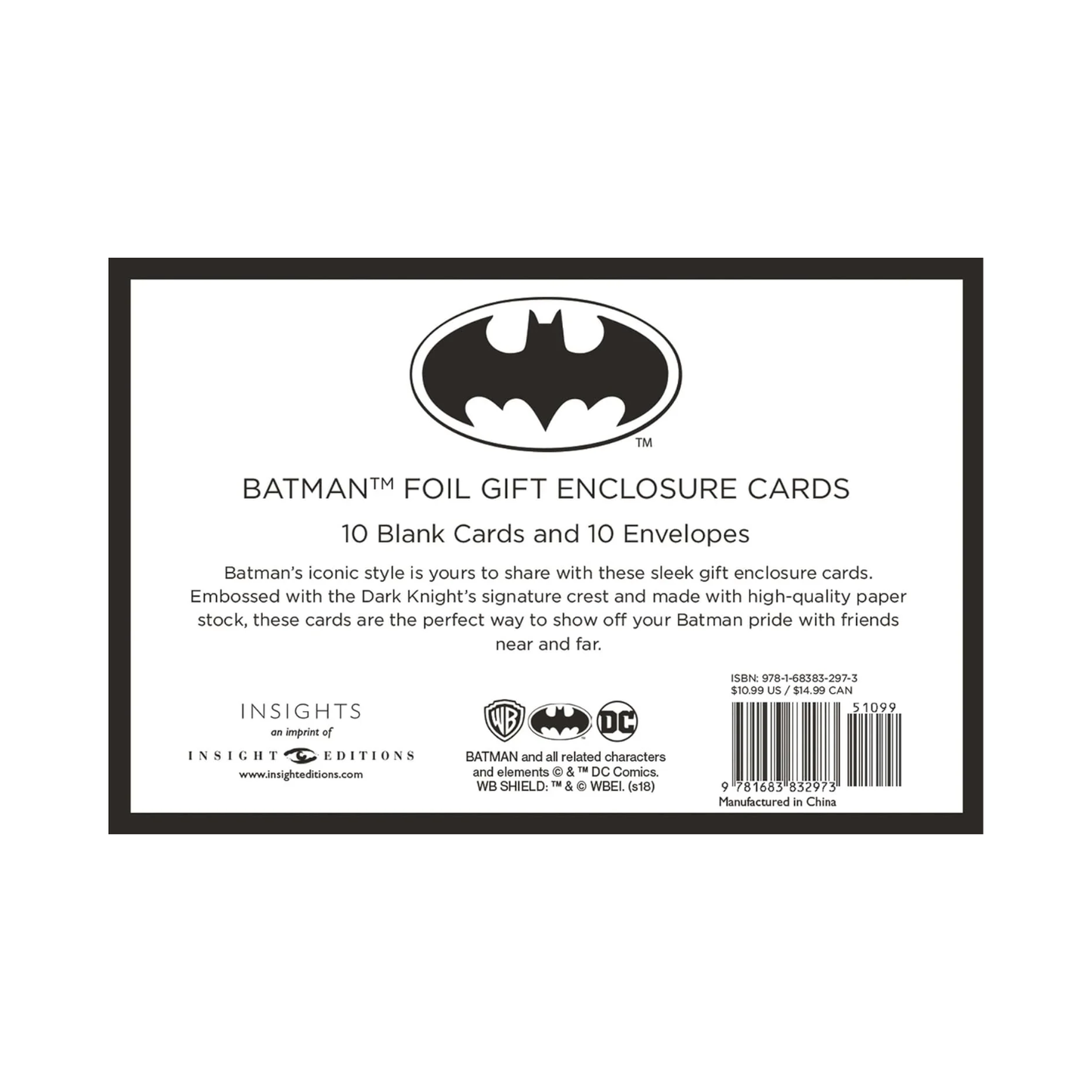 Batman - Postkarten Set