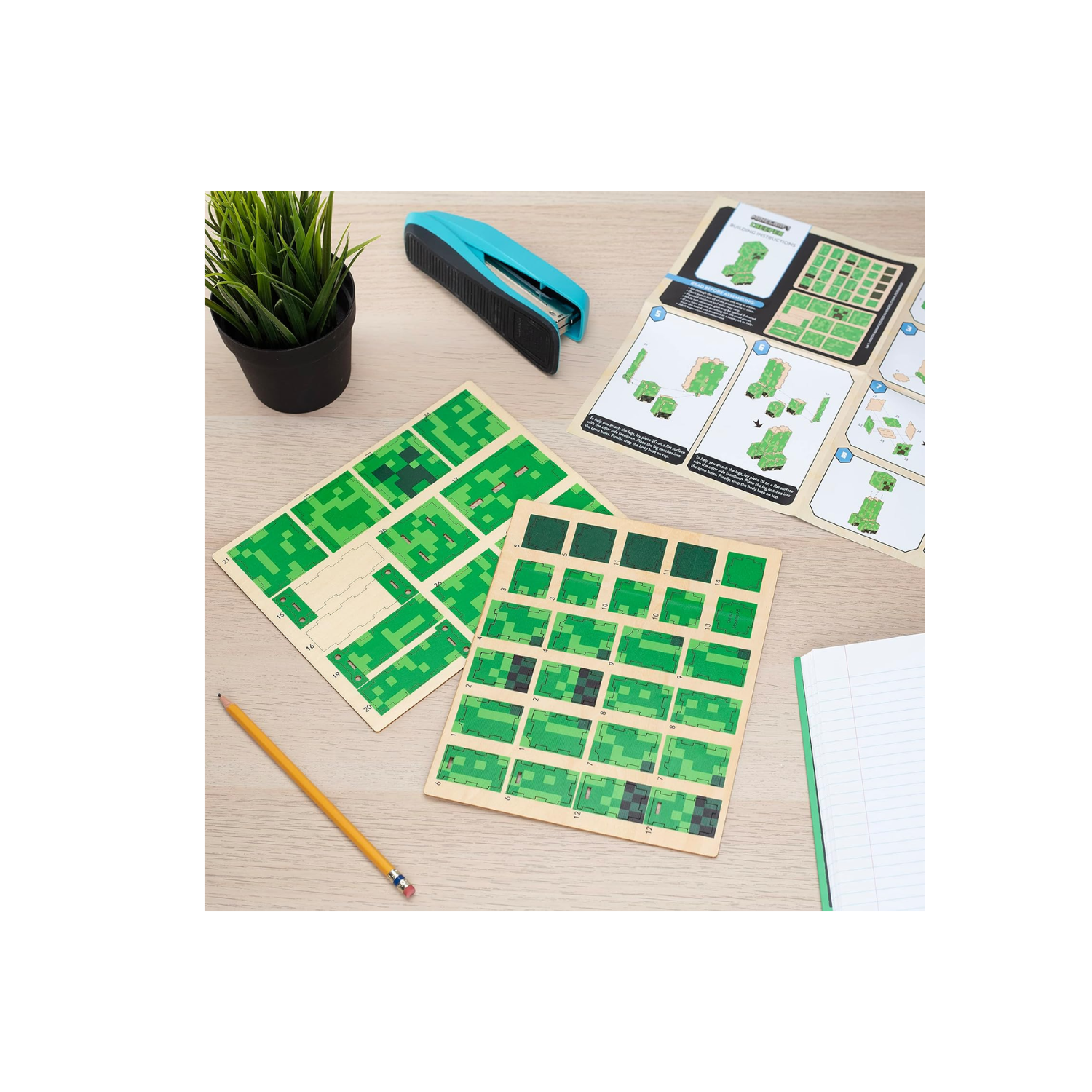 Incredibuilds - Minecraft Creeper - 3D puzzle model