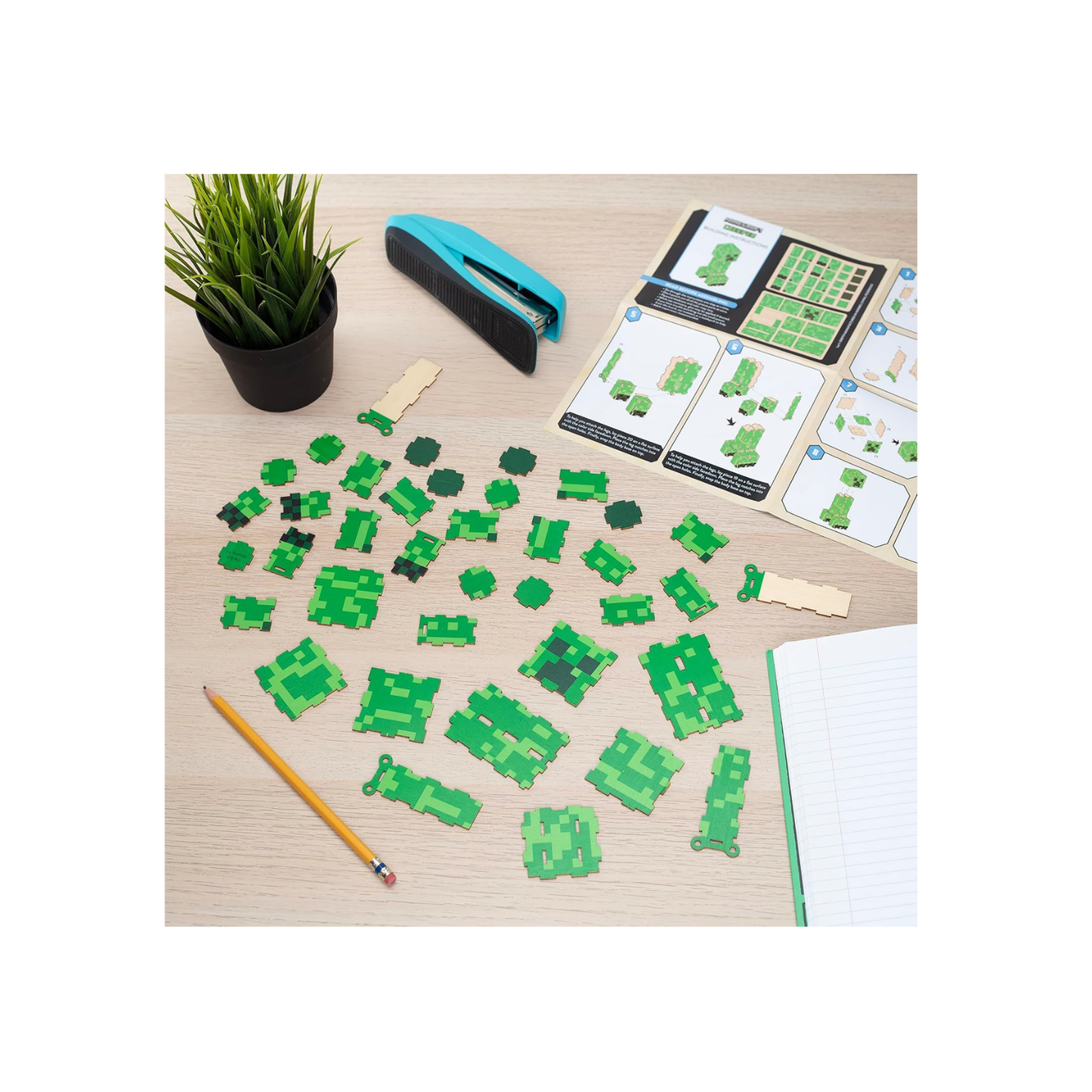 Incredibuilds - Minecraft Creeper - 3D puzzle model