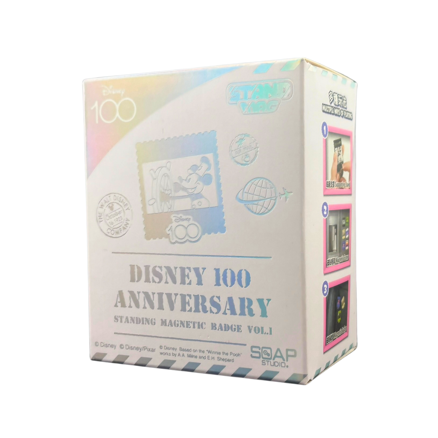 Disney 100 Anniversary Standing Magnetic Badge Vol.1