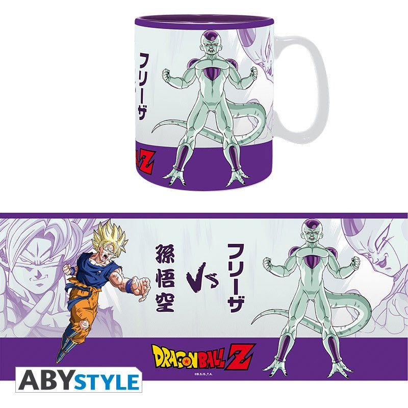 Dragon Ball - Geschenkset Goku vs Freezer -Tasse 460 ml und Untersetzer