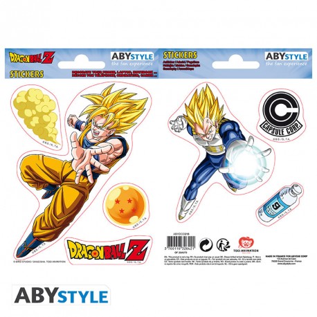 Dragon Ball - Stickerset- Goku-Vegeta
