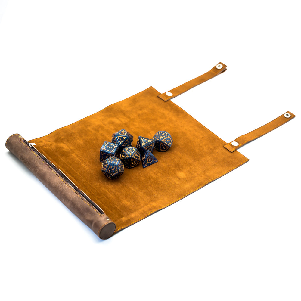 Spielmatte mit Würfelaufbewahrung, Mitnehm Spielmatte mit Tasche, DND Spielmatte