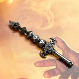 Dungeons and Dragons Kettenanhänger, Dungeons and Dragons Anhänger, Dungeons and Dragons Würfelschwert