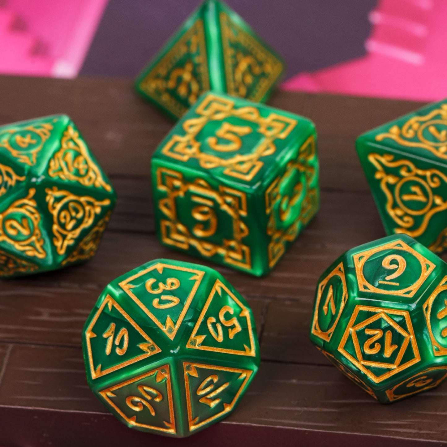 Würfelset Druide, Rollenspiel Würfelset