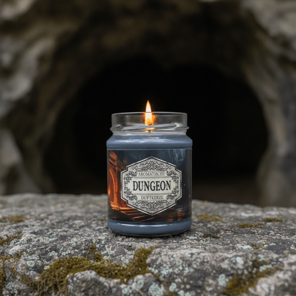 Duftkerze Dungeon mit Überraschungswürfel