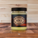 Monk scented candle with surprise cube
