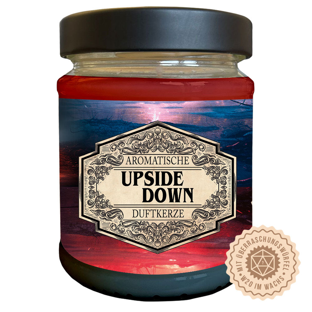 Upside Down scented candle with surprise cube - Fantasy Scents