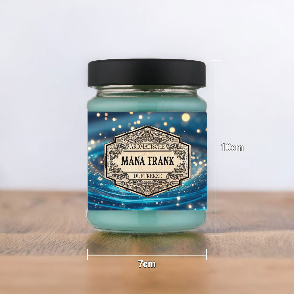 Grösse Duftkerze Manatrank
