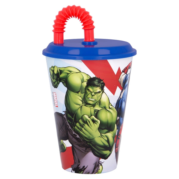 Marvel - Avengers - Trinkbecher mit Strohhalm