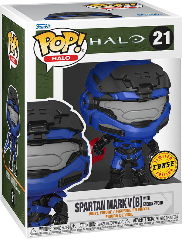 Funko PoP! Games - Halo - Spartan Mark V [B] - 21 (Limited Chase Edition)