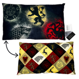 Game of Thrones - Velourskissen - Häuser-Logos kariert
