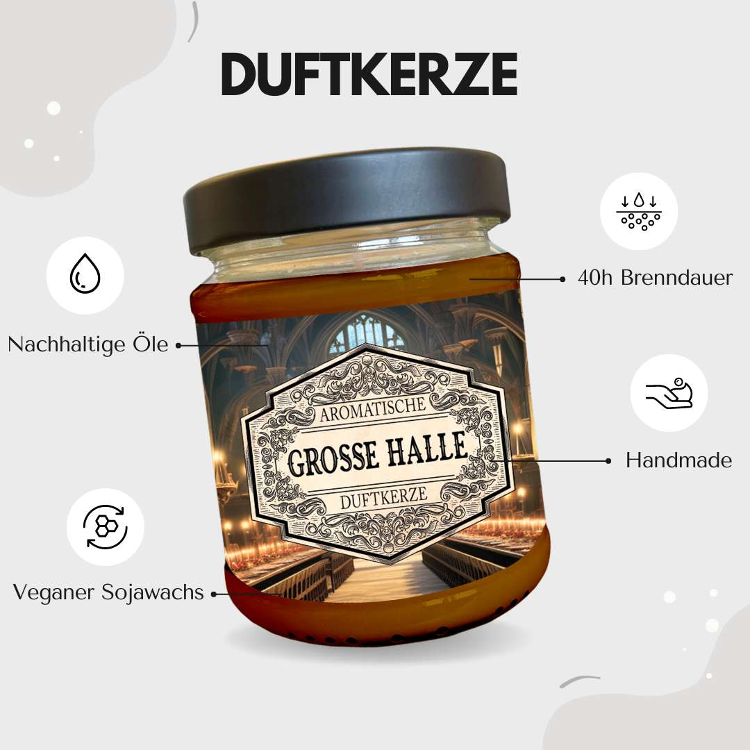 Grosse Halle Duftkerze, Harry Potter Fantasy Scents