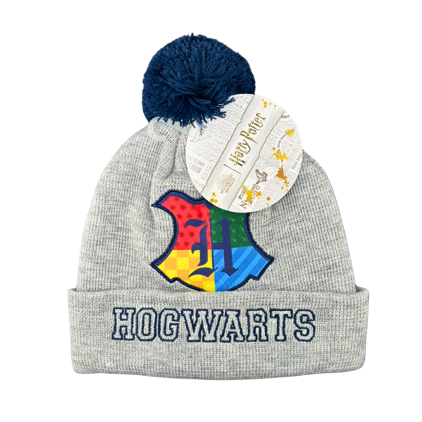 Harry Potter - Hogwarts Strickmütze - Grau