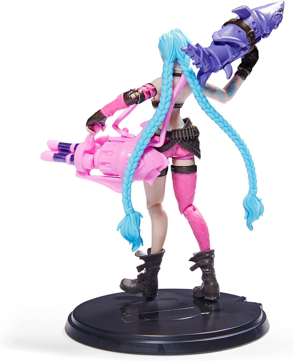 League of Legends Actionfigur von Jinx "Die Schießwütige" mit Accessoire Waffen. Top-Produkte für Geeks und Nerds online kaufen.