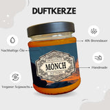 Monk scented candle with surprise cube
