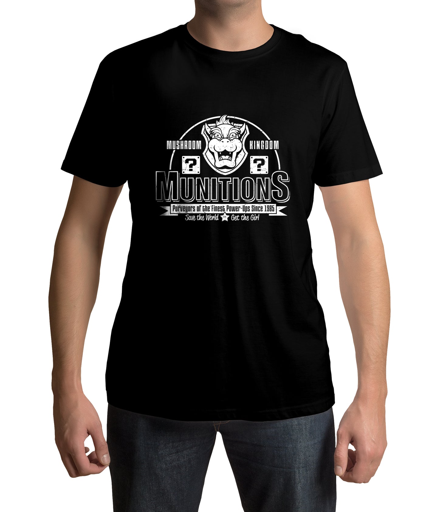 Mushroom Kingdom, Super Mario T-Shirt, Bowser