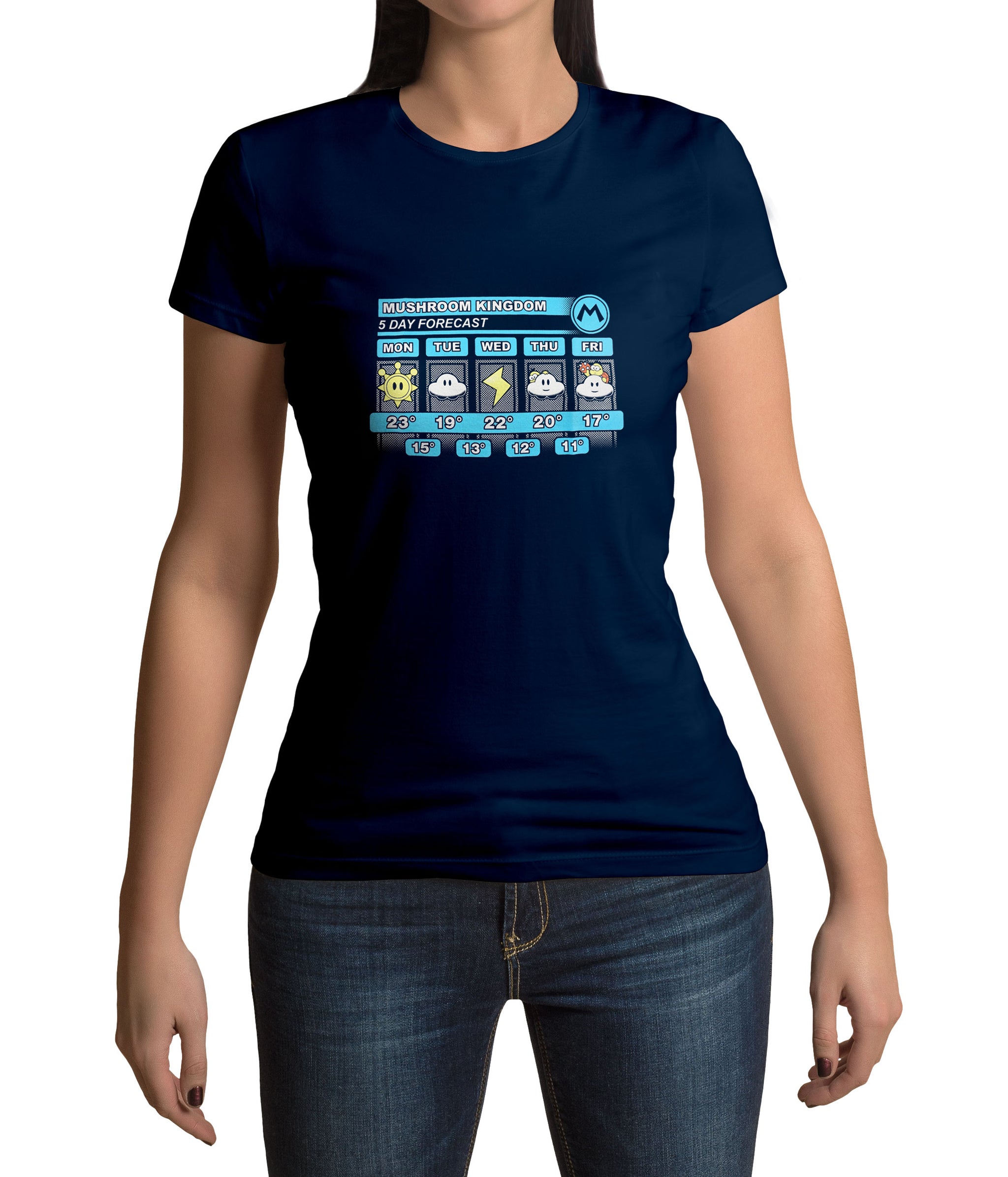 lootchest T-Shirt - Mushroom Kingdom Weather Report