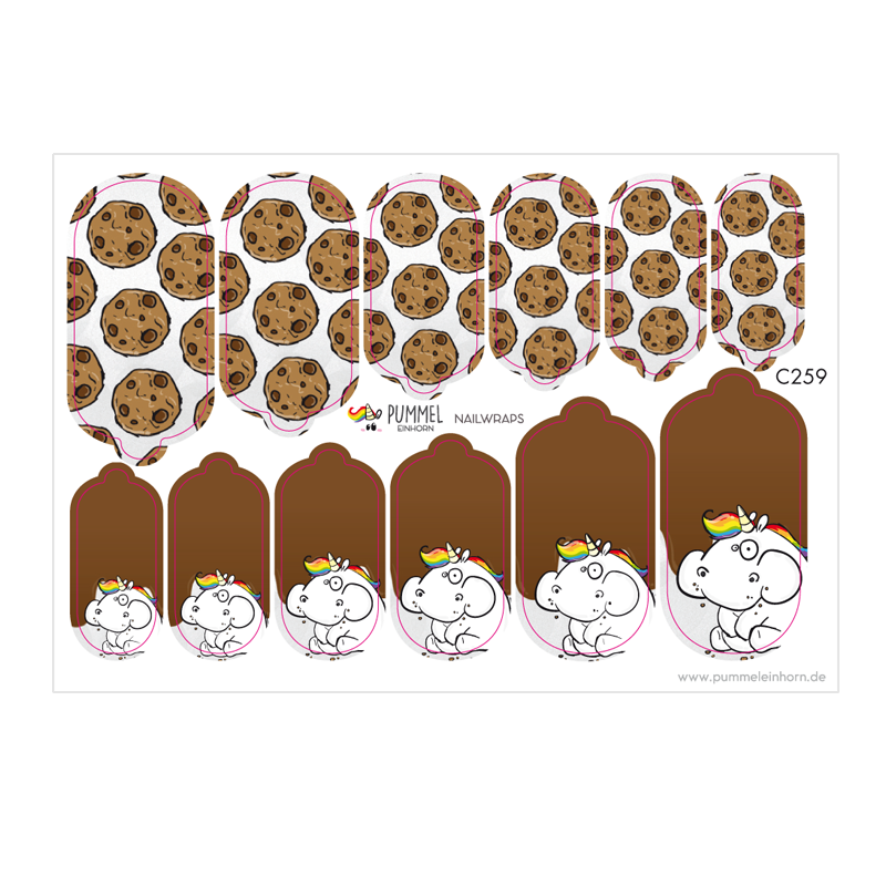 Pummeleinhorn Nagelsticker
