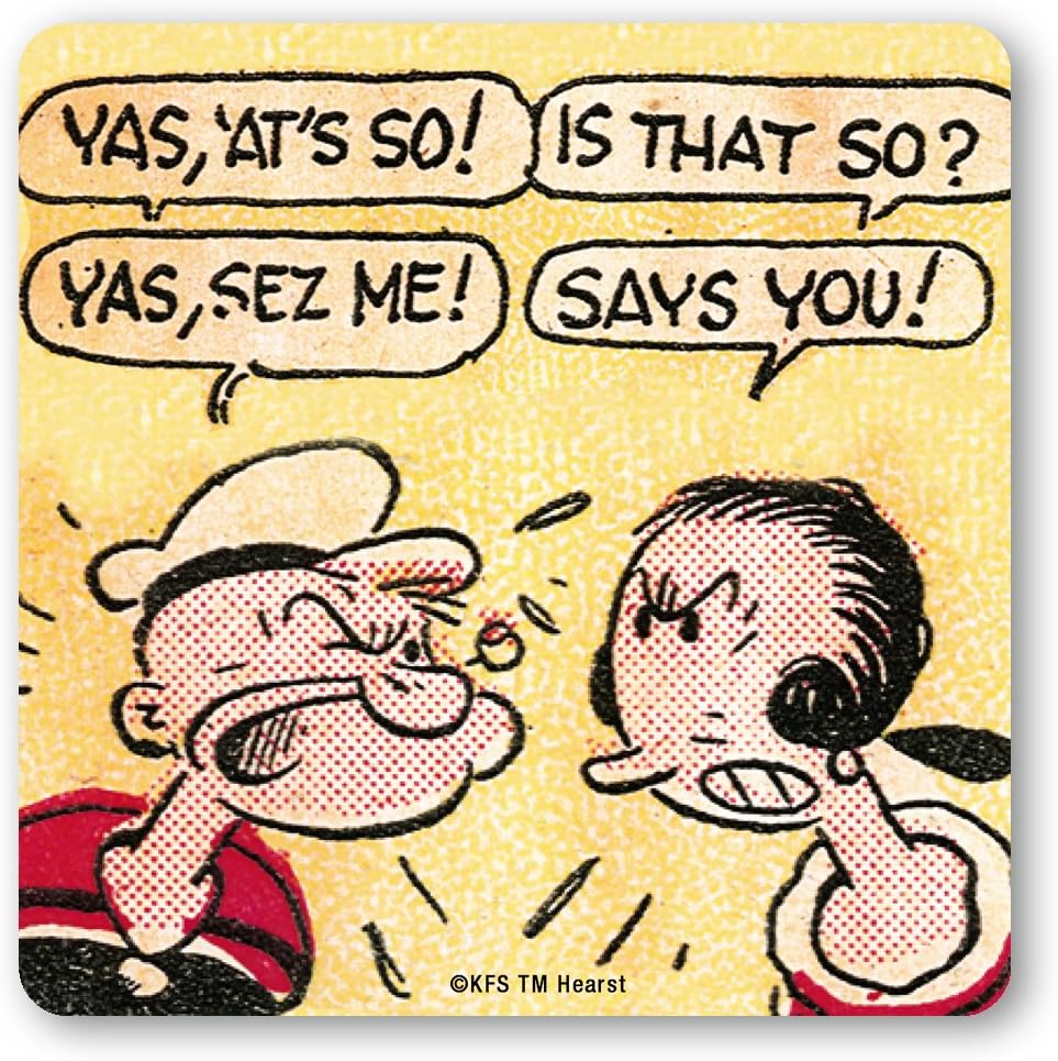 Popeye - Yas, At's So! Untersetzer