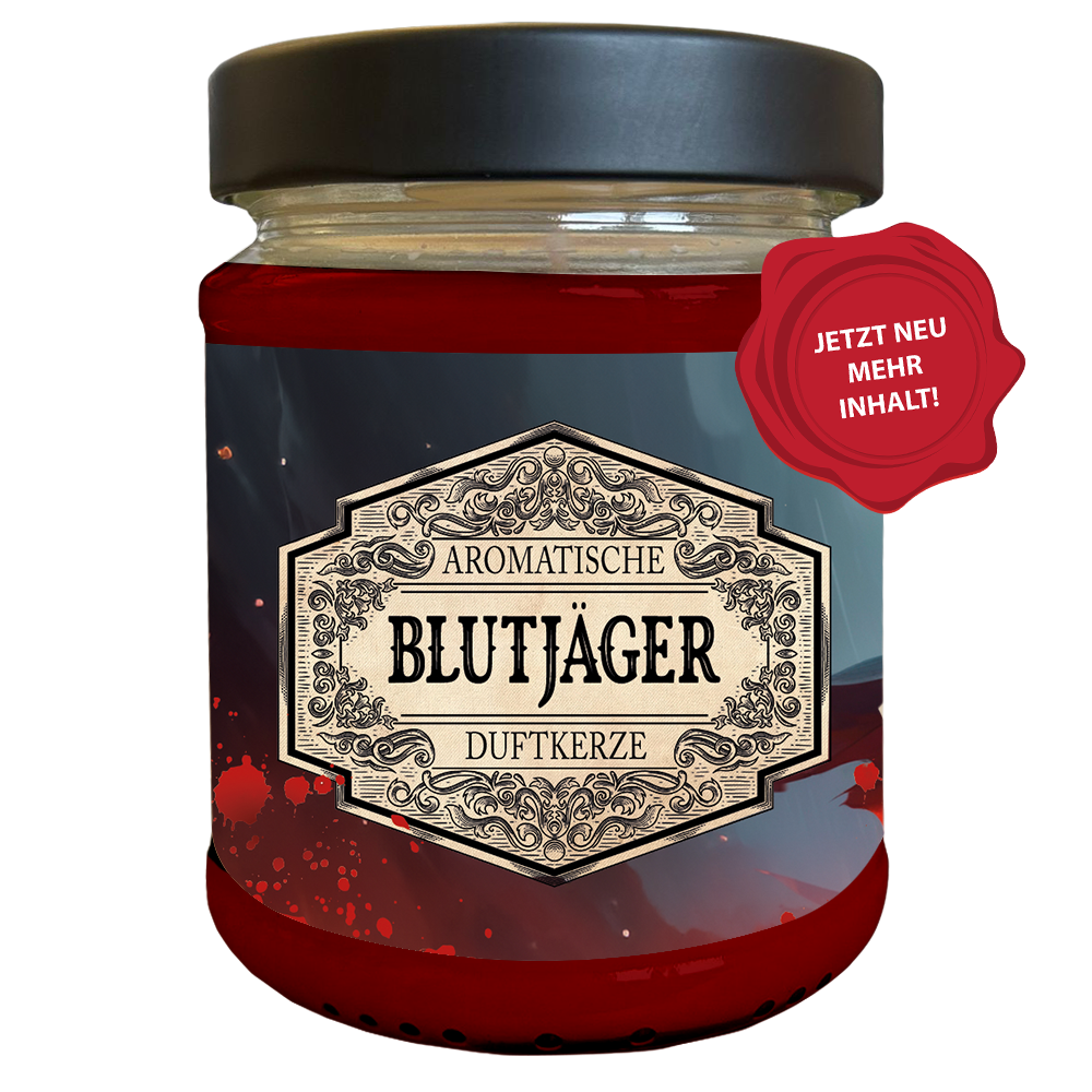 Duftkerze Blutjäger mit Überraschungswürfel