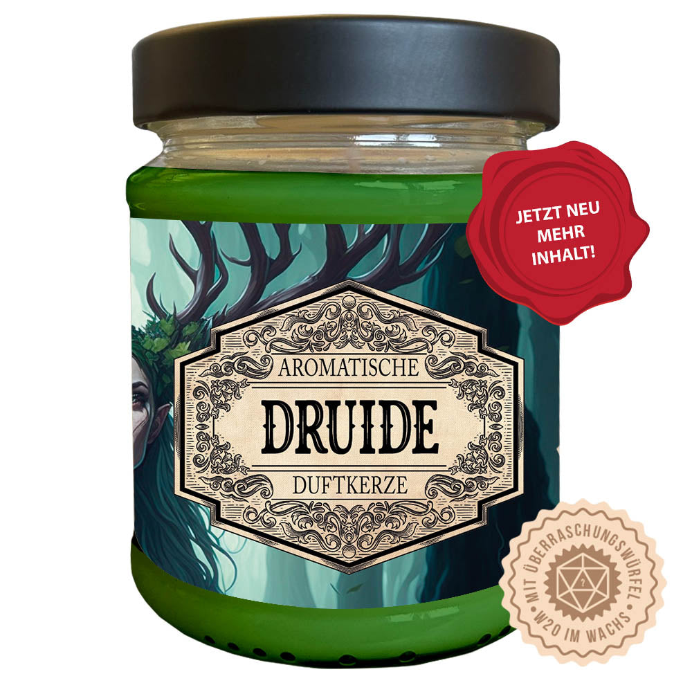 Duftkerze Druide mit Überraschungswürfel