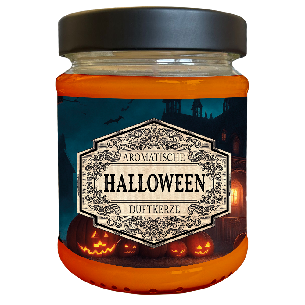 Halloween scented candle