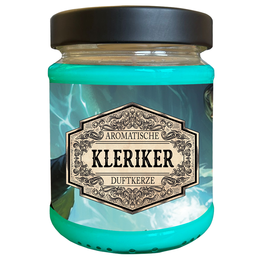 Scented candle cleric with surprise dice