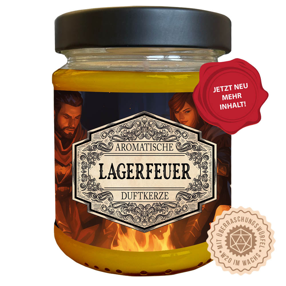 Duftkerze Lagerfeuer - Pen and Paper Duftkerze - Fantasy Scents