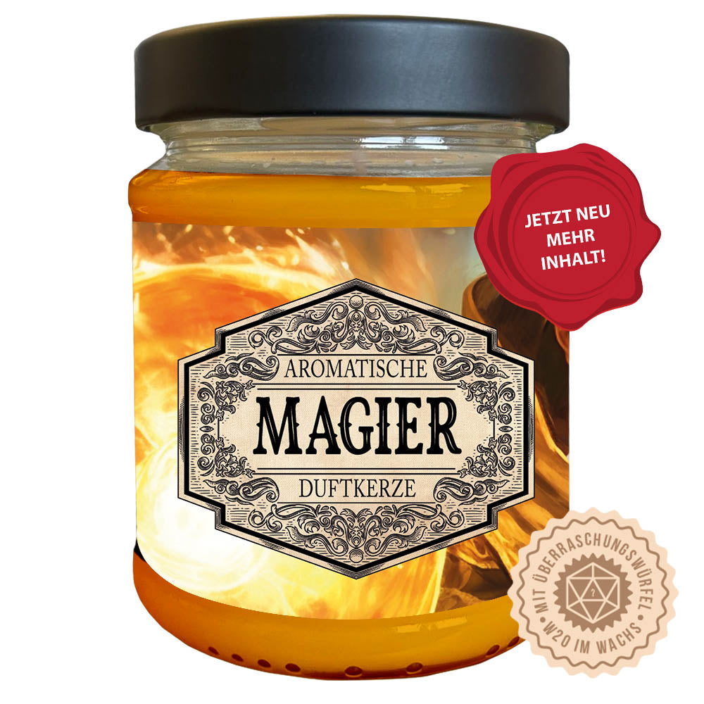 Magier Duftkerze, Fantasy Scents, Pen and Paper Duftkerze, Würfel