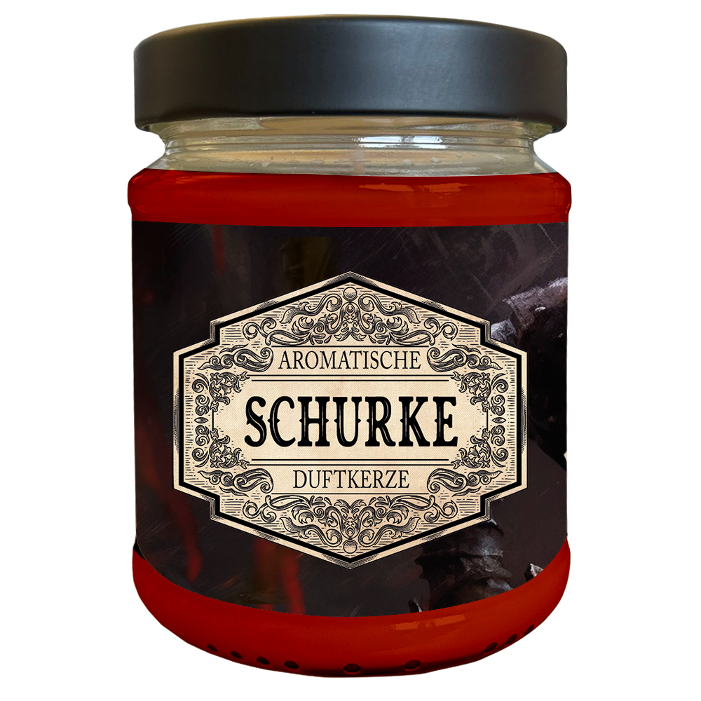Duftkerze Schurke mit Überraschungswürfel