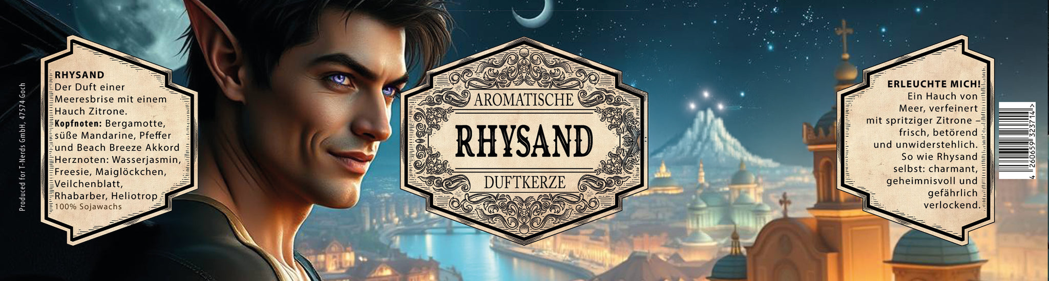 ACOTAR - Rhysand Duftkerze 