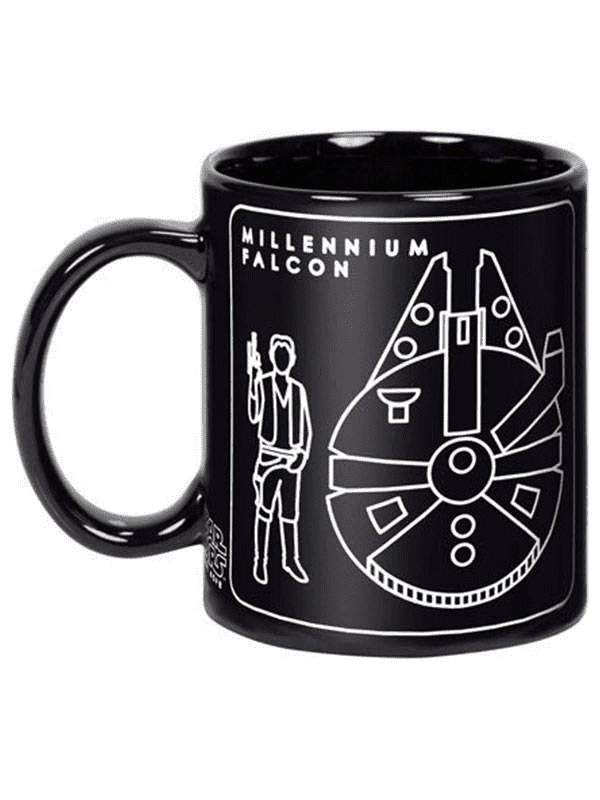 Star Wars - Tasse - Millennium Falke/ Todes Stern Blueprint
