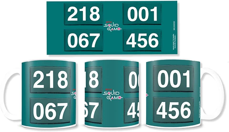 Squid Game - Zahlen - Tasse