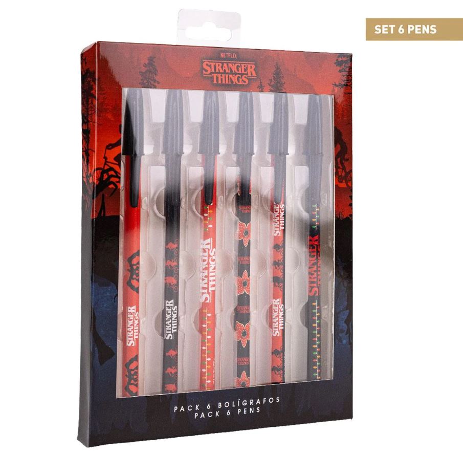 Stranger Things Kugelschreiber Set
