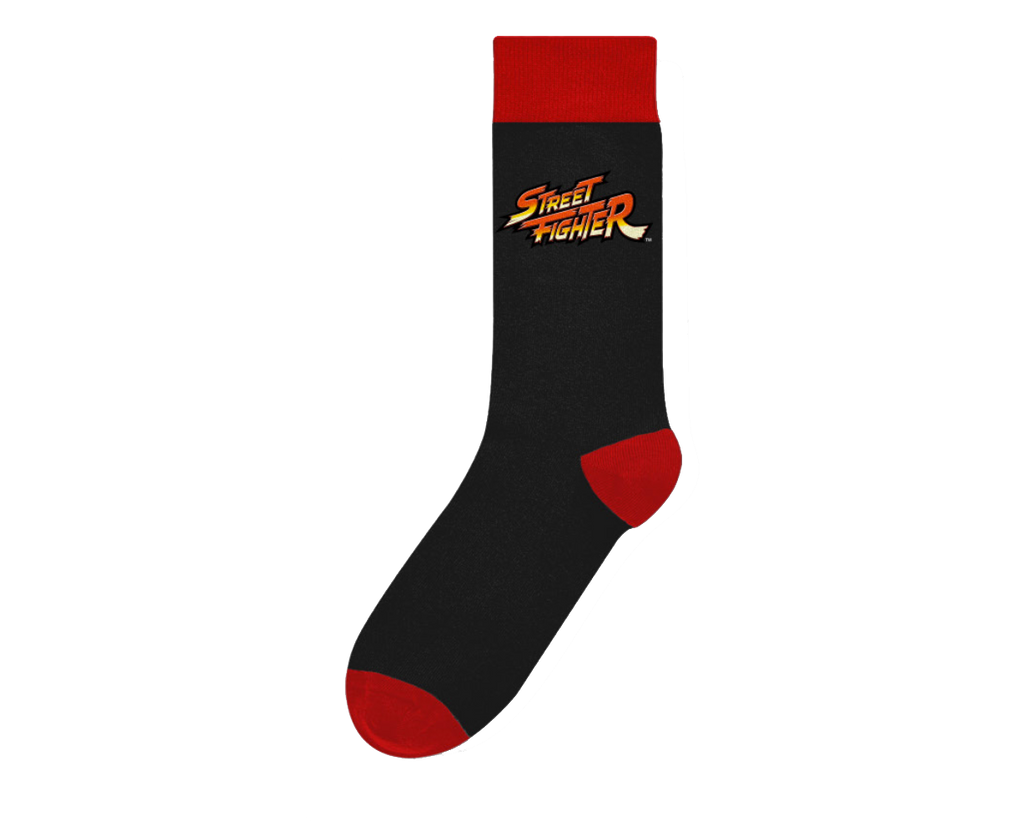 Street Fighter - Logo Socken Schwarz