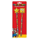 Super Mario - 2er Stiftset mit Aufsätzen