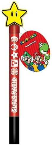 Super Mario - Stift mit drehendem Stern Aufsatz