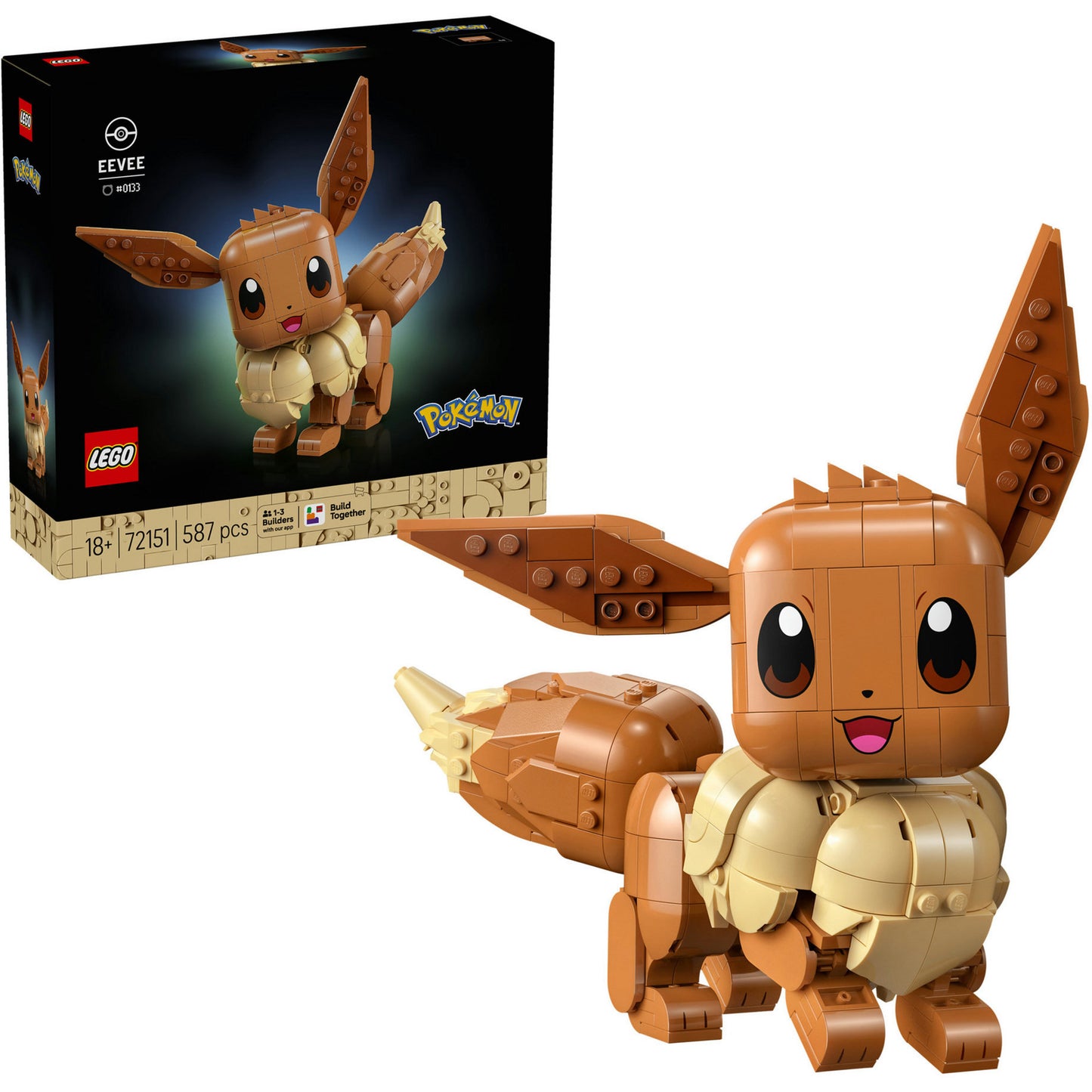 72151 Pokémon Evoli, Konstruktionsspielzeug