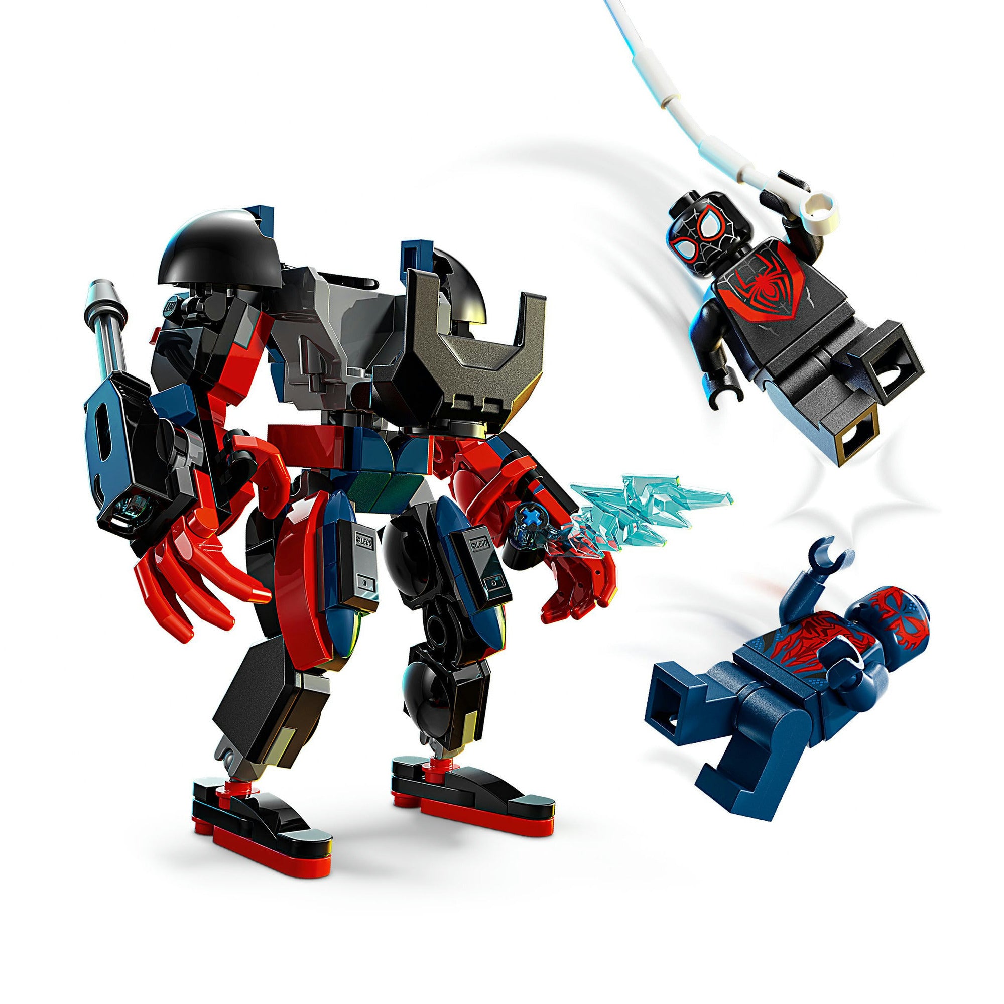 76337 Marvel Super Heroes Miles Morales Mech vs. Spider-Man 2099, Konstruktionsspielzeug