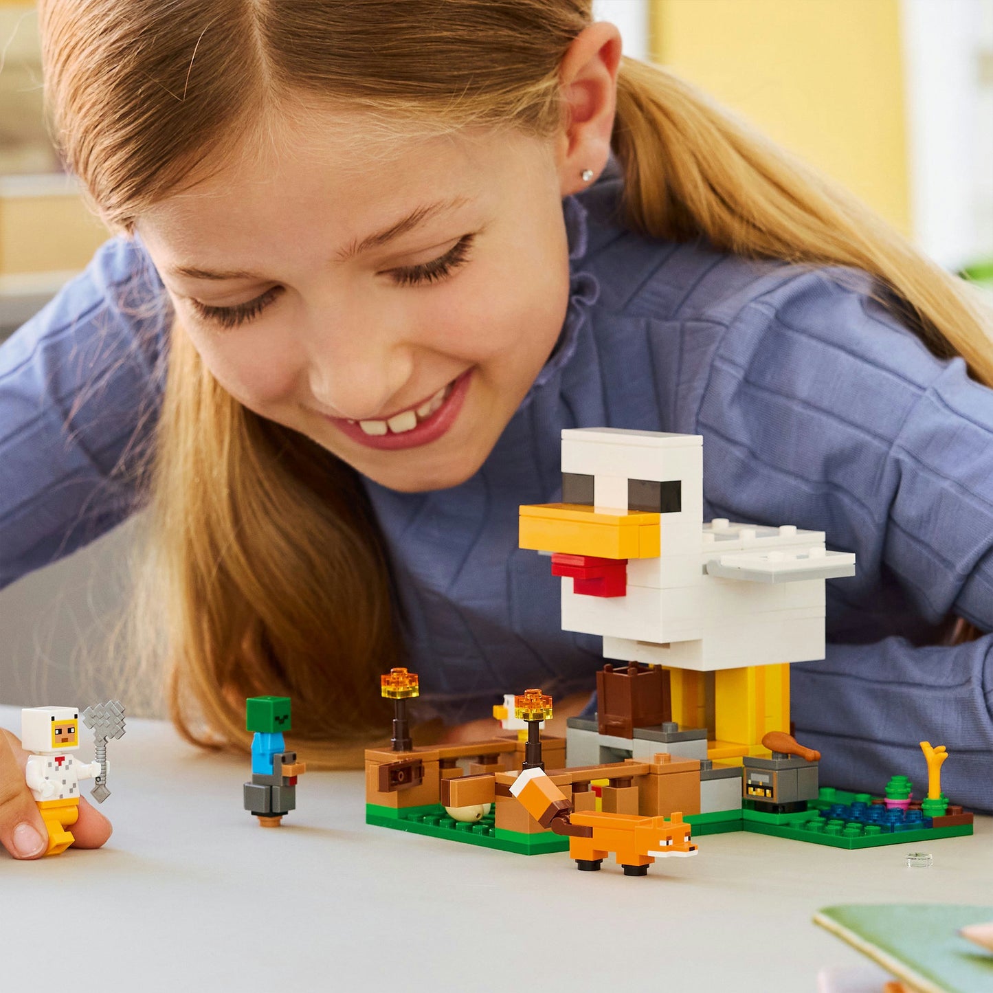 21585 Minecraft Hühnerfarm, Konstruktionsspielzeug