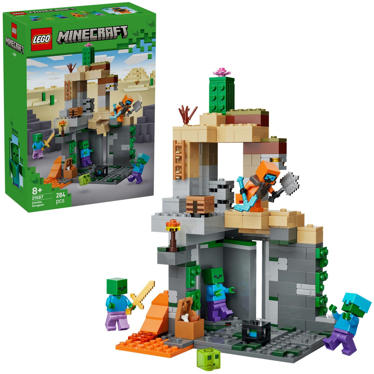 21587 Minecraft Zombieverlies, Konstruktionsspielzeug
