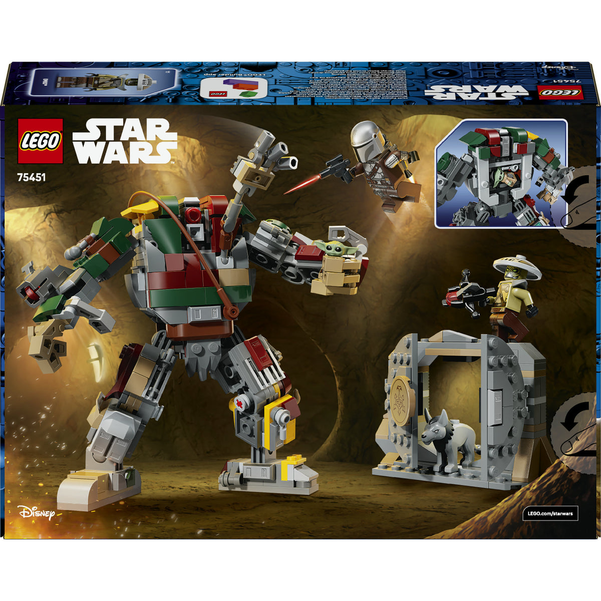 75451 Star Wars Showdown mit dem Wächterdroiden am Huttenpalast, Konstruktionsspielzeug