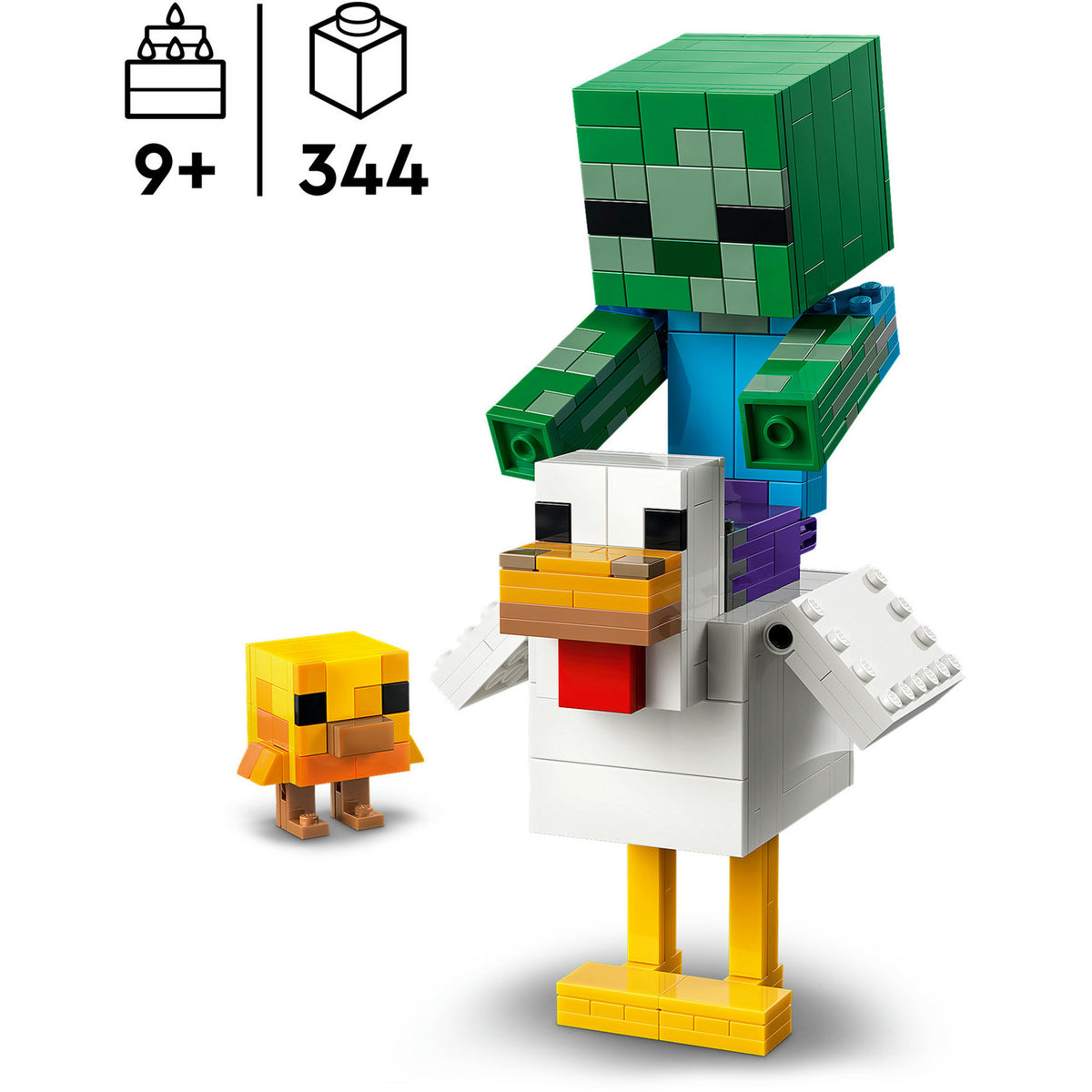 21582 Minecraft Hühnerreiter, Konstruktionsspielzeug