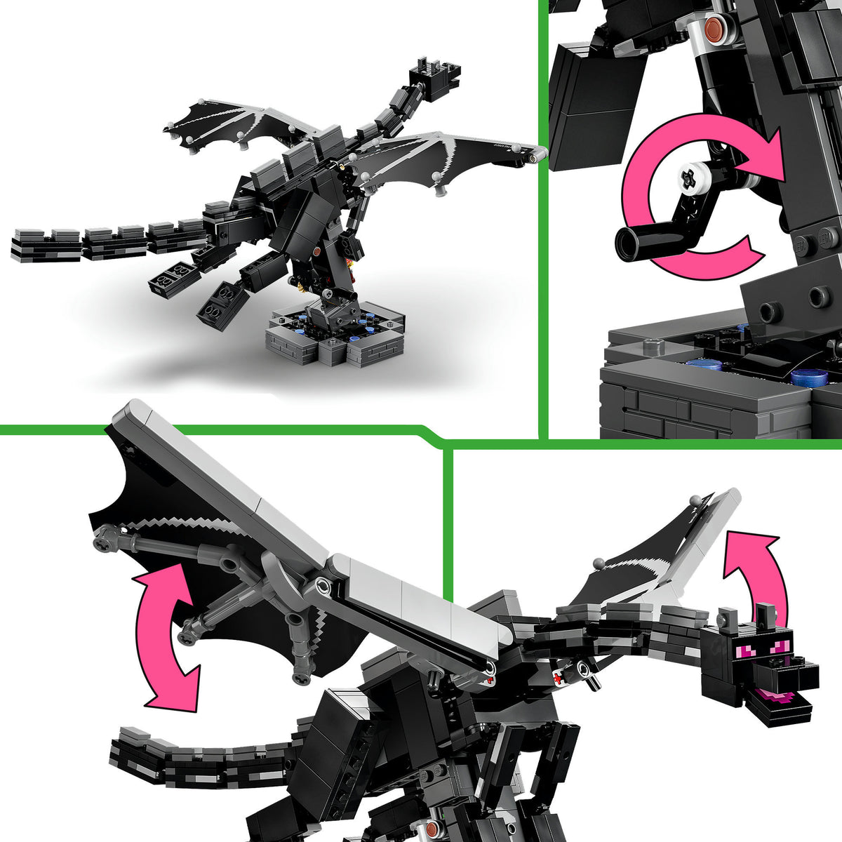 21595 Minecraft Der Enderdrache, Konstruktionsspielzeug