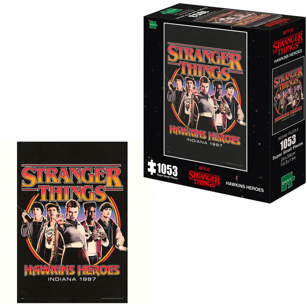 Games Stranger Things Hawkins Heroes, Puzzle