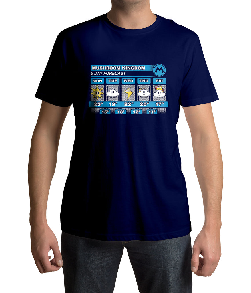 lootchest T-Shirt - Mushroom Kingdom Weather Report